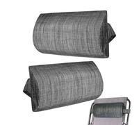 Genérico Cojín Universal para Tumbona, 37x17cm Almohada Reclinable Ajustable, Almohada Ergonómica Extraíble Paras Silla De Playa, Cojín De Viaje, para Soporte Cervical