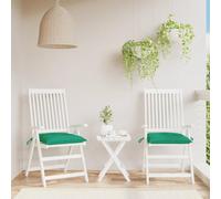 Genérico Cojines de Silla de jardín 2 uds Tela Oxford Verde 40x40x7 cm,Casa y jardín,Decoración,Cojines para sillas y sofás,Verde,1 KG,361465