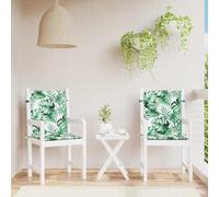 Genérico Cojines de sillas Otro 2 pcs Estampado de Hojas 100 x 50 x 3 cm,Casa y jardín,Decoración,Cojines para sillas y sofás,Verde,1.1 KG,361310