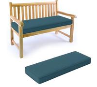Genérico Cojines para Banco Jardin 100/120/130/150/180cm Cojines Exterior para Banco 2 Y 3 Plazas, Antideslizante Terraza CojíN del Asiento Funda Lavable para Interior/Cocina,Dark Blue,120X50X5CM