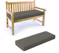 Genérico Cojines para Banco Jardin 100/120/130/150/180cm Cojines Exterior para Banco 2 Y 3 Plazas, Antideslizante Terraza CojíN del Asiento Funda Lavable para Interior/Cocina,Drak Gray,120X50X5CM