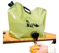 Generico Colapsible Water Bag - Foldable 8L Container, Portable Spigot Pouch| Camping Storage with Adventure Travel Scenario for Hiking Outdoor Picnic emrgency Carrying Durable Convenient Practical