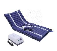 Genérico Colchón Antiescaras con Bomba Silenciosa y Funda Impermeable, Colchón de Presión Alterna de 195 X 90 Cm Mayor Comodidad para Camas de Hospital y de Enfermería,Dark Blue