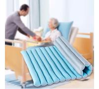 Genérico Colchón Antiescaras de Presión contra Escaras Cojín Transpirable para el Coxis para Personas Mayores Prevenir Úlceras para Uso Hospitalario, en Silla de Ruedas y En El Hogar,Blue a,90×70cm