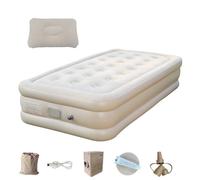 Genérico Colchón de Aire para Acampar, Cama Inflable Portátil Engrosada, Matchel Autoinflante de Lujo, Alfombra de Dormir Compacta para, Senderismo y Viajes al Aire Libre