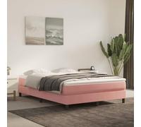 Genérico Colchón de muelles ensacados Terciopelo Rosa 140x190x20 cm,Camas y Accesorios,Colchones-347793