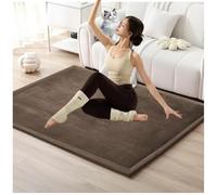 Genérico Colchón De Suelo Japonés, Colchón De Futón, Tapete De Tatami For Dormir, Almohadilla For Dormir Plegable, Dormitorio Portátil Tamaño Queen(Brown,140x200cm)