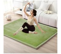 Genérico Colchón De Suelo Japonés, Colchón De Futón, Tapete De Tatami For Dormir, Almohadilla For Dormir Plegable, Dormitorio Portátil Tamaño Queen(Light Green,140x200cm)