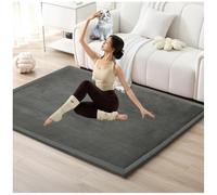 Genérico Colchón De Suelo Japonés, Colchón De Futón, Tapete De Tatami For Dormir, Almohadilla For Dormir Plegable, Dormitorio Portátil Tamaño Queen(Dark Grey,100x150cm)