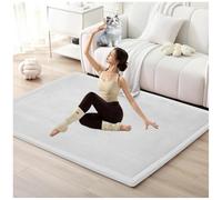 Genérico Colchón De Suelo Japonés, Colchón De Futón, Tapete De Tatami For Dormir, Almohadilla For Dormir Plegable, Dormitorio Portátil Tamaño Queen(White,140x200cm)