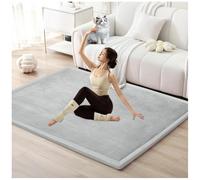 Genérico Colchón De Suelo Japonés, Colchón De Futón, Tapete De Tatami For Dormir, Almohadilla For Dormir Plegable, Dormitorio Portátil Tamaño Queen(Light Grey,140x200cm)