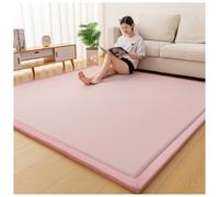 Genérico Colchón De Suelo Japonés Grueso, Espuma De Alta Densidad, Colchón De Futón Enrollable Plegable, Estera De Tatami For Habitación De Invitados, Dormitorio, RV, Camping(Pink,200x280cm)