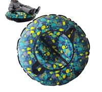 Genérico Colchón Inflable para Nieve, Balsa Inflable de 104 Centímetros con Asa, Tubo De Nieve Reforzado, para Exteriores Camping Césped Niños Navidad Piscina Invierno