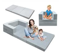 Genérico Colchón Plegable De 3 Piezas, Terciopelo Persona, Espuma De 10 Cm De Grosor,Lavable Y Portátil,para Camping,Exteriores,Autocaravanas Y Sofá Cama