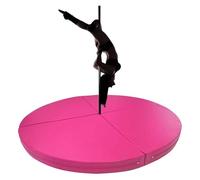 Genérico Colchoneta Gruesa y Redonda para Barra de Striptease - Almohadilla de Seguridad Plegable para Pole Dance, cojín anticaídas para Gimnasio en casa, 3 cm x 150 cm (59 x 2 Pulgadas) - Protección