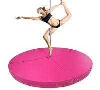 Genérico Colchoneta Plegable para Pole Dance: Almohadilla portátil para Entrenamiento de Baile con Asas, Acolchado Seguro para Ejercicios y Rendimiento, Ideal para gimnasios en casa y Estudios.