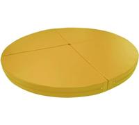 Genérico Colchoneta portátil y Plegable para Pole Dance, Redonda, con Acolchado de Espuma y Funda de Cuero sintético Resistente, Ideal para Ejercicios y Yoga, de 1,2 a 2 m de diámetro. Ideal para Uso