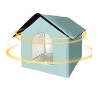 Generico Cold-Resistant Enclosed Cat Bed Tent | Waterproof Pet Tent for Cats and Small Animals, Ideal for Calming, Winter Sleep, Travel, Home or Outdoor Use for Kittens and Puppies