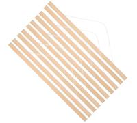 Genérico Colgador de Madera para Póster Enrollable 50 CM Juego de 5 Piezas Marco de Pared para Pergaminos y Obras de Arte Adecuado para Decoración del Hogar y Estudios