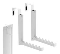 Genérico Colgador De Puerta - 2 Piezas Estante de Almacenamiento para Puerta con 6 Ganchos,Colgador Ropa Ahorra Espacio,Para Baño Ducha Residencia Apartamento Armario Cocina Dormitorio Y Lavandería