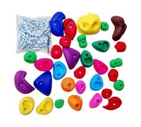 Generico Colgadores de pared para escalada, ganchos para pared de escalada | Grips multicolor con enganches para casa, gimnasio, escuela