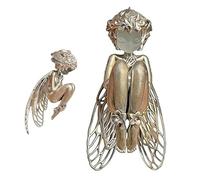 Genérico Colgante Ángel Silencioso, Elegante Colgante de Ángel Guardián, Delicado Collar con Alas de Ángel Celestial, Accesorio Religioso para Mujeres y Hombres (1pc)