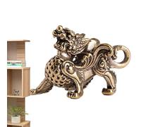 Genérico Colgante del dragón del zodíaco - coleccionable de latón vintage, amuleto de buena suerte que no se decolora, decoración cultural de Año Nuevo para ella y sus hijos | Amuletos de bols