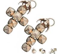 Genérico Colgante Mini Esfera Masónica Transformable, Collar Mini Bola Masónica Vintage, Diseño Transformable, Para Amigos, Familia, Cumpleaños, Graduación, Vacaciones, Viajes (2Piezas)