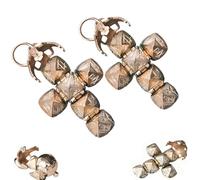 Genérico Colgante Mini Esfera Masónica Transformable, Collar Mini Bola Masónica Vintage, Un Símbolo Portátil del Legado Fraternal (2 piezas)