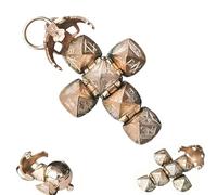 Genérico Colgante Mini Esfera Masónica Transformable, Collar Mini Bola Masónica Vintage, Un Símbolo Portátil del Legado Fraternal (1 piezas)