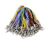 Generico Colgante para correa de teléfono móvil | 100 piezas mosquetón Lobster correa colgante, cordón para muñeca y de teléfono | para mujeres y hombres, creación de joyas, mochila, llavero