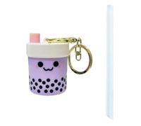 Genérico Colgantes de Bubble Tea Mini Recuerdos De Con Pajita