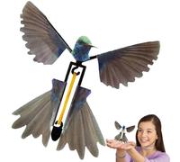 Genérico Colibrí de Cuerda 12 cm - Colibrí Mágico ABS Multicolor | Gadget Educativo de coordinación Mano- para niños | Accesorio para Juegos al Aire Libre Jardín Parque Escuela Regalo de