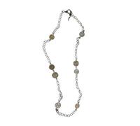 Genérico Collana Lunga Raspini Monete in Argento 925 Brunito | Sautoir Donna 90 cm Fatto a Mano in Italia con Charm Ispirati a Monete Antiche