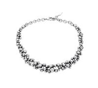 Genérico Collana Raspini Bubbles in Argento 925 e Pavé di Zirconi | Gioiello Donna Fatto a Mano in Italia, Design a Bolle Scintillanti e Texturizzate