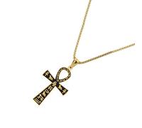 Generico Collar Ankh | Joyas 'Antiguo Egipto | Colgante de inspiración religiosa con estilo retro | Para uso diario Festival Vacaciones Reuniones Business desplazamiento viajes