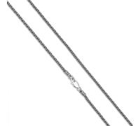 Genérico Collar Cadena Eslabones for Mujeres y Hombres, Collar de Mantra de Seis Sílabas, Collar con Forma de Cuerda Tejida, Cadena de Plata for Hombres(45cm)