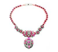 Generico Collar con colgante vintage, declaración bohemia para las mujeres., talla única, Metal, No es una piedra preciosa