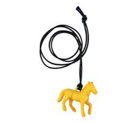 Genérico Collar con dije de caballo simbólico para éxito Collar de con cadena de suéter de cordón de ajustable y acrílico resistente y fácil de usar