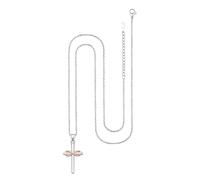 Generico Collar crucifijo mujer, de cuello, joyas religiosas devocionales - Para uso diario iglesia boda vacaciones Navidad cumpleaños viajes señoras madres esposas novias