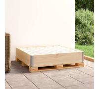 Genérico Collar de Caja de Pallet Madera Maciza de Pino 100x100 cm,Economía e Industria,Manipulación de Materiales,Plataformas de Carga y palés-310056