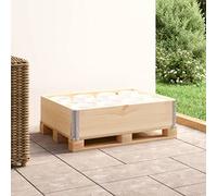 Genérico Collar de Caja de Pallet Madera Maciza de Pino 60x80 cm,Economía e Industria,Manipulación de Materiales,Plataformas de Carga y palés-310048