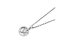 Genérico Collar De Constelaciones para Mujer, Colgante De Plata De Ley 925, Tallado Hueco, Delicado Colgante, Gargantilla De Constelaciones Guardianas para Mujeres Y Niñas, Regalo para Cáncer