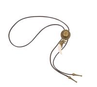 Genérico Collar de Corbata Bolo Vintage Colgante de Diente Estilo Western Cadena Larga para Suéter y Camisa Accesorio Occidental Unisex para Hombre y Mujer Moda Boho y Vaquera