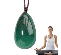 Genérico Collar de curativo para mujer - Aventurina verde con gota de agua, Collar de aventurina verde natural Colgante de | Regalos De Joyería Para Su Mamá Día De La Madre San Valentín