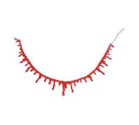 Generico Collar de gotas de sangre - Elegante collar de gota de sangre de horror | Simulación realista Bllood Drop Anunce | Gargantilla ensangrentada para cosplay y eventos, Consulte la descripción