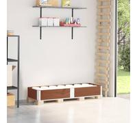 Genérico Collar de Palet Madera Maciza de Pino marrón 150x50 cm,Economía e Industria,Manipulación de Materiales,Plataformas de Carga y palés-4010296