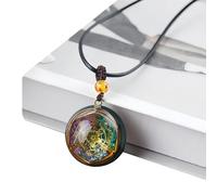 Genérico Collar De Piedra,Colgante De Protector Espiritual | Relajante Equilibrio Emocional Para Mujeres,Para Mujeres Niñas Adultas Reuniones De Meditación