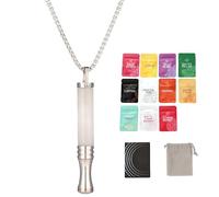 Genérico Collar de Respiración para la Ansiedad con Resistencia, Collar con Filtro de Frutas para Aliviar la Ansiedad, Ejercicios de Respiración, San Valentín o Cumpleaños para Hombres y Mujeres (#1)