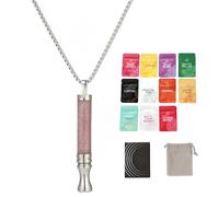 Genérico Collar de Respiración para la Ansiedad con Resistencia, Collar con Filtro de Frutas para Aliviar la Ansiedad, Ejercicios de Respiración, San Valentín o Cumpleaños para Hombres y Mujeres (#2)